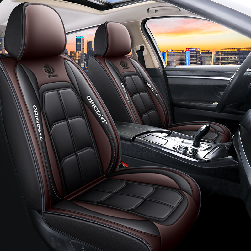 All-Car Ten-Piece Sports Full Set Leather Cover Fully Encircled Four Seasons Universal Wear-Resistant Dirt-Resistant Car Seat