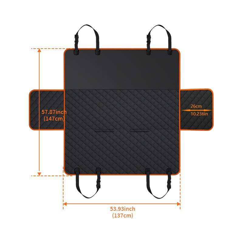 Pet Travel Waterproof Non-Slip Anti-Scratch Pet Dog Car Seat Cover for Protector Back Seat