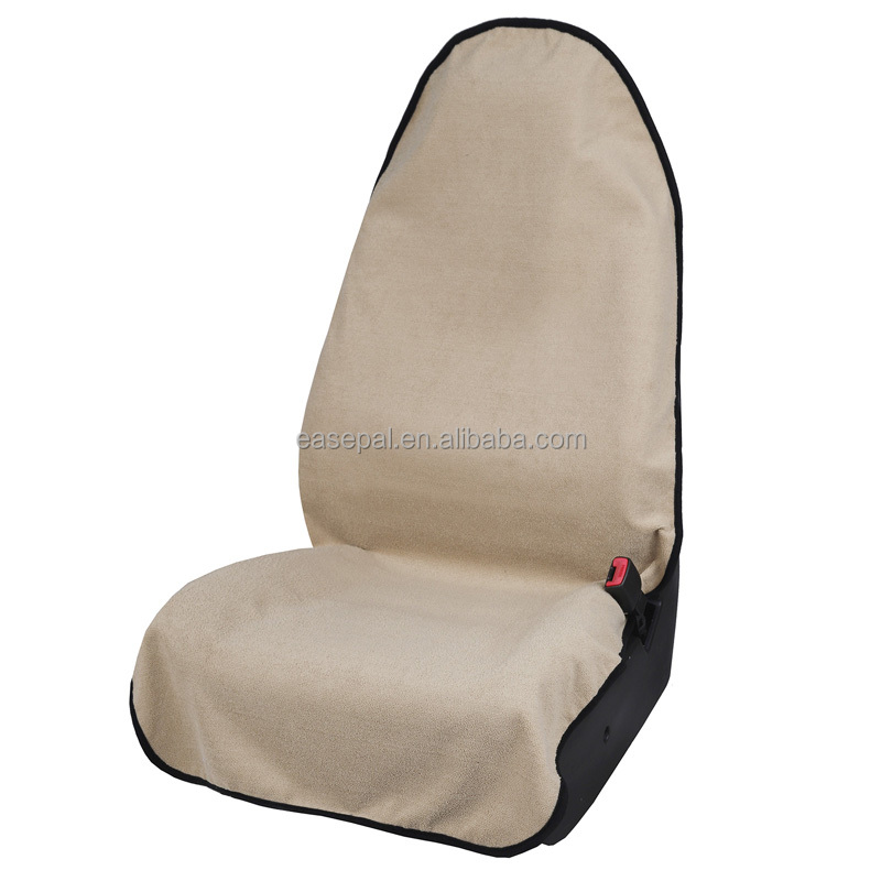 Beige Towel Seat Cover