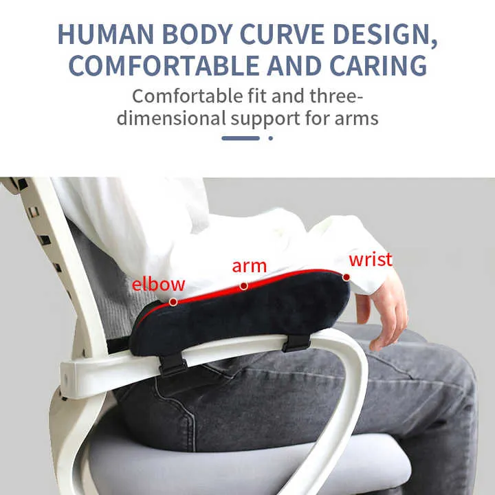 Memory Sponge Armrest Cushion Armrest Cushion Airplane Hotel Nursing Chair
