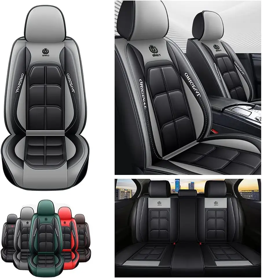 OEM ODM Universal Sport Car Seat Cushion Full Leather Car Seat Covers Set