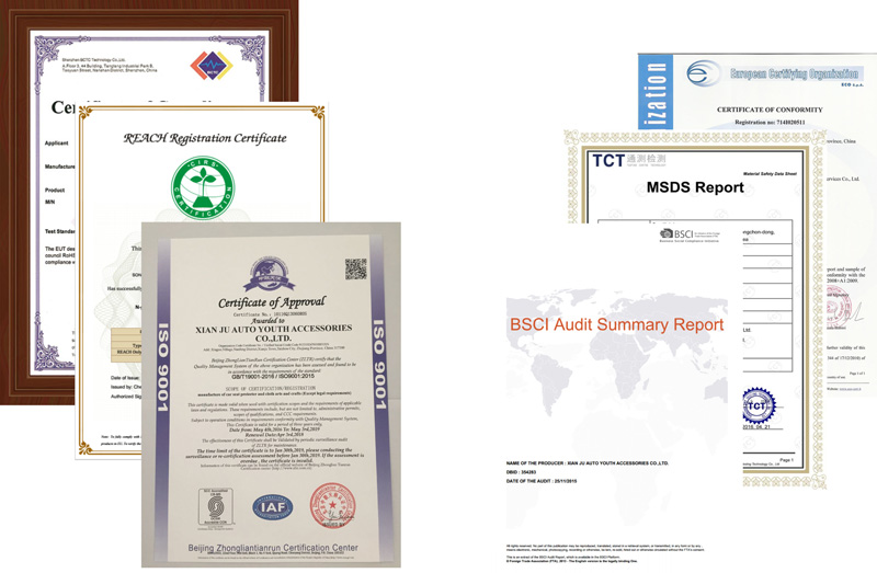 Our Certificate