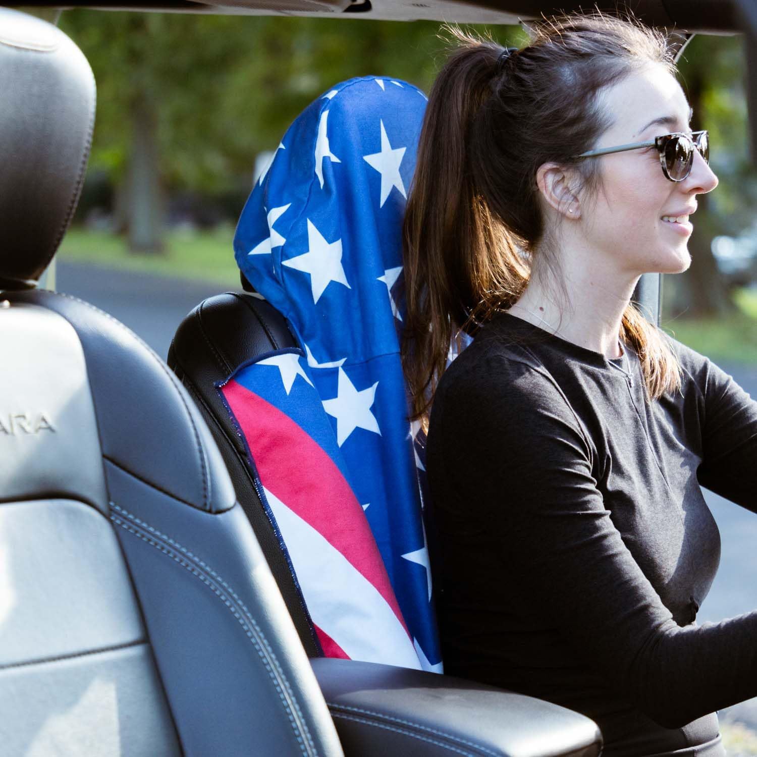 Microfiber Universal Full-Cover Car Seat Cover Novelty Jacquard Printed Dustproof Sweatproof Dirt-Resistant Reusable Adults Home