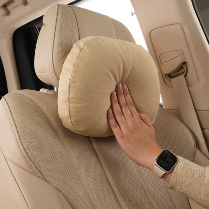 Maybach S Class Luxury Fur Ventilation Neck Pillow Soft Car Headrest Seat Waist Cushion Backrest Chevrolet Lexus Civic Sports