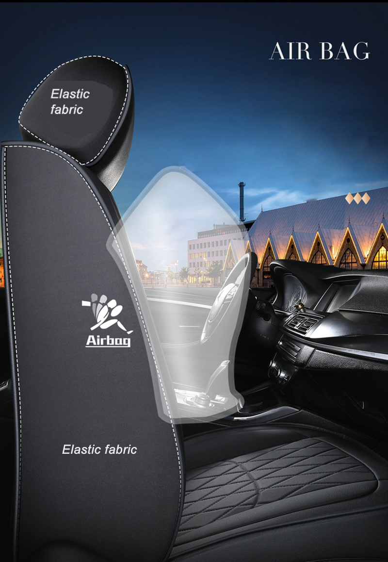 Waterproof 5D Leather Car Seat Cover Universal 5 Seats Protector Auto Seat Covers