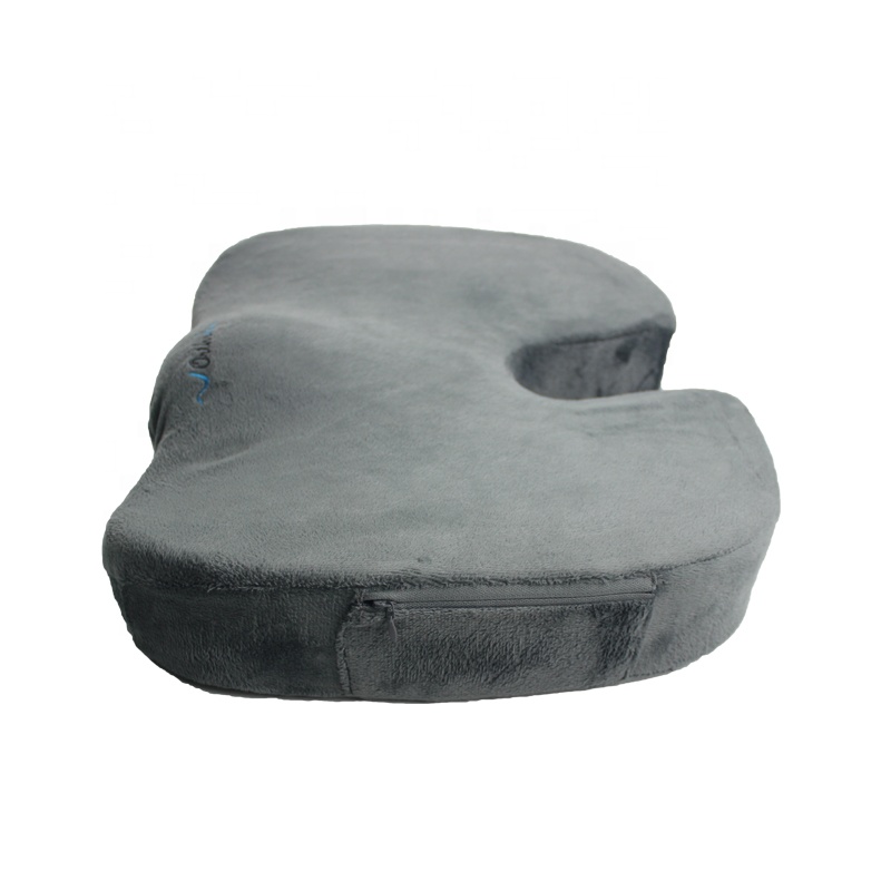 Office Chair Seat Cushions &amp; Pillow Lumbar Support Car Back Support Memory Foam Woven Pillow Set Washable Cover