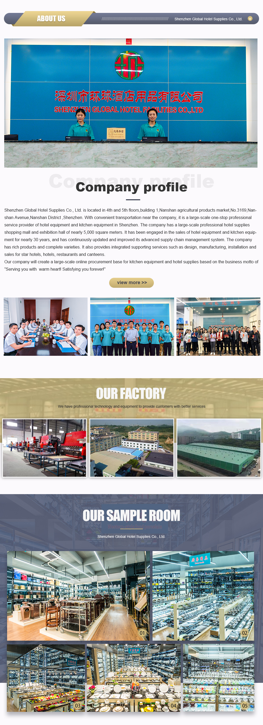 About our factory and production line