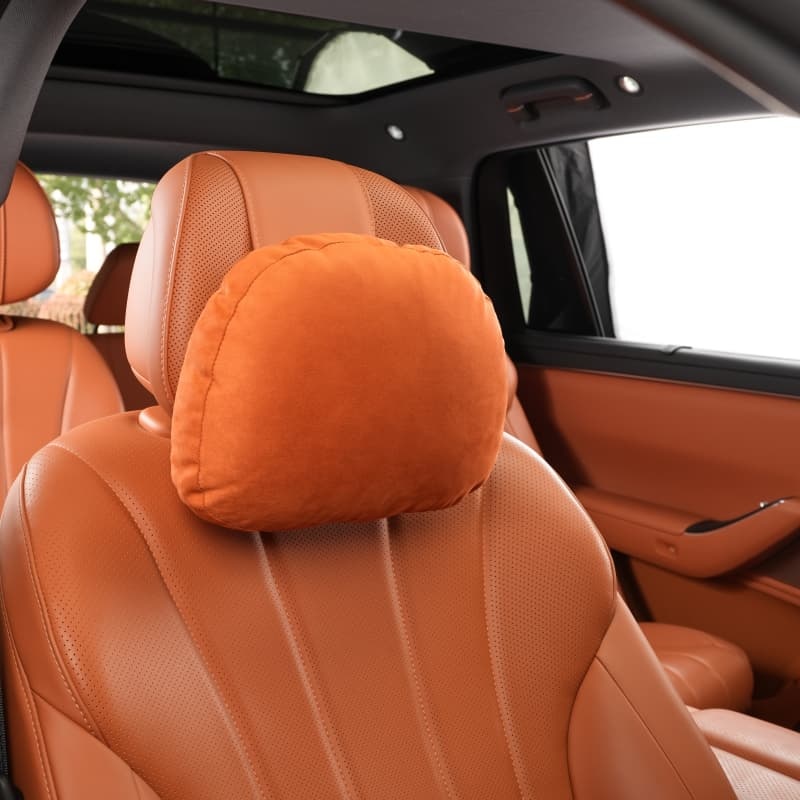 Maybach S Class Luxury Fur Ventilation Neck Pillow Soft Car Headrest Seat Waist Cushion Backrest Chevrolet Lexus Civic Sports
