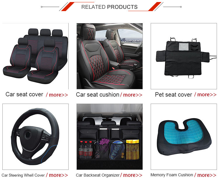 Luxury 5D Car Seat Covers Full Set of Front & Rear Made of Polyester Stylish Business Design