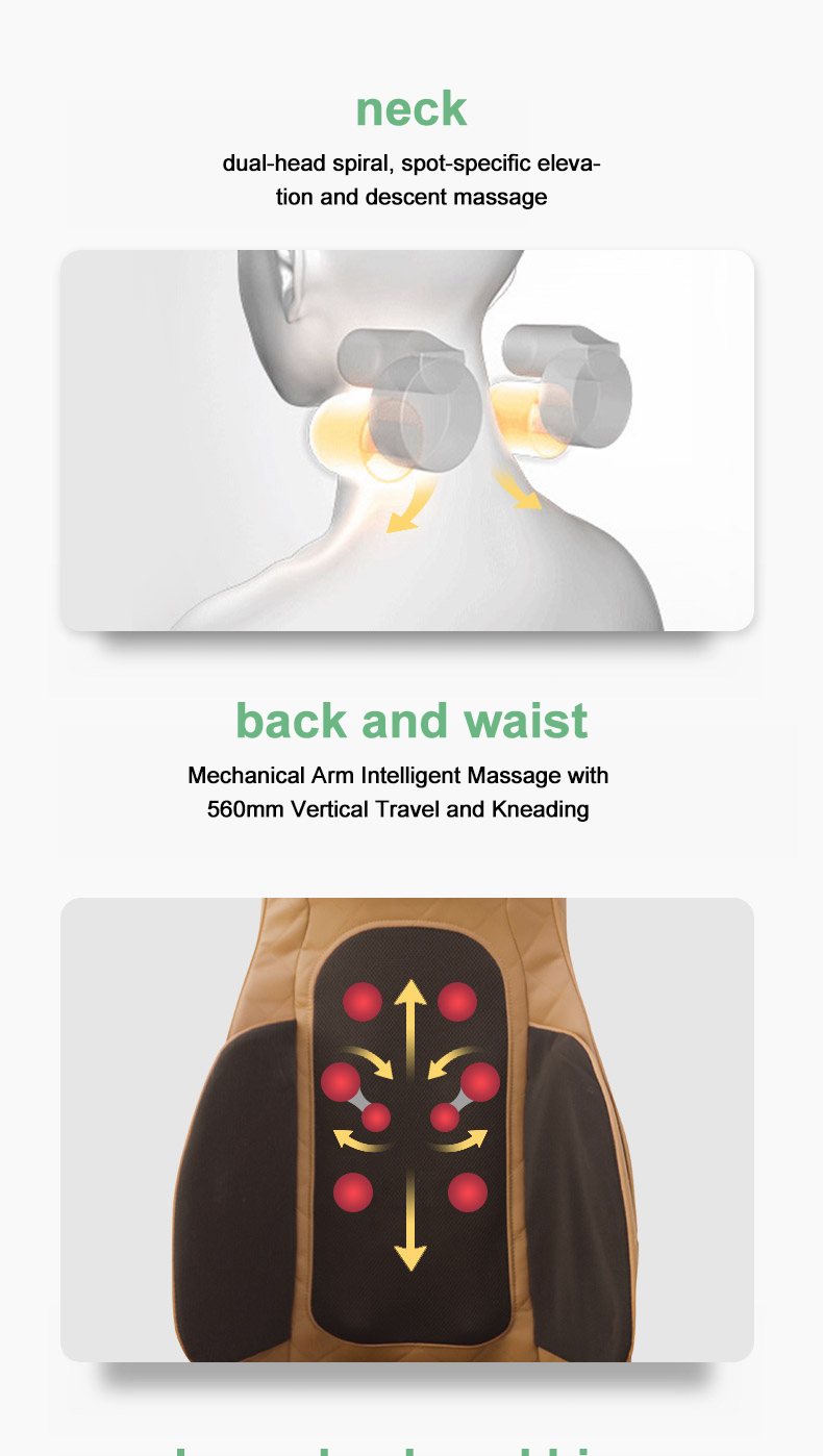 Detailed massage cushion applications