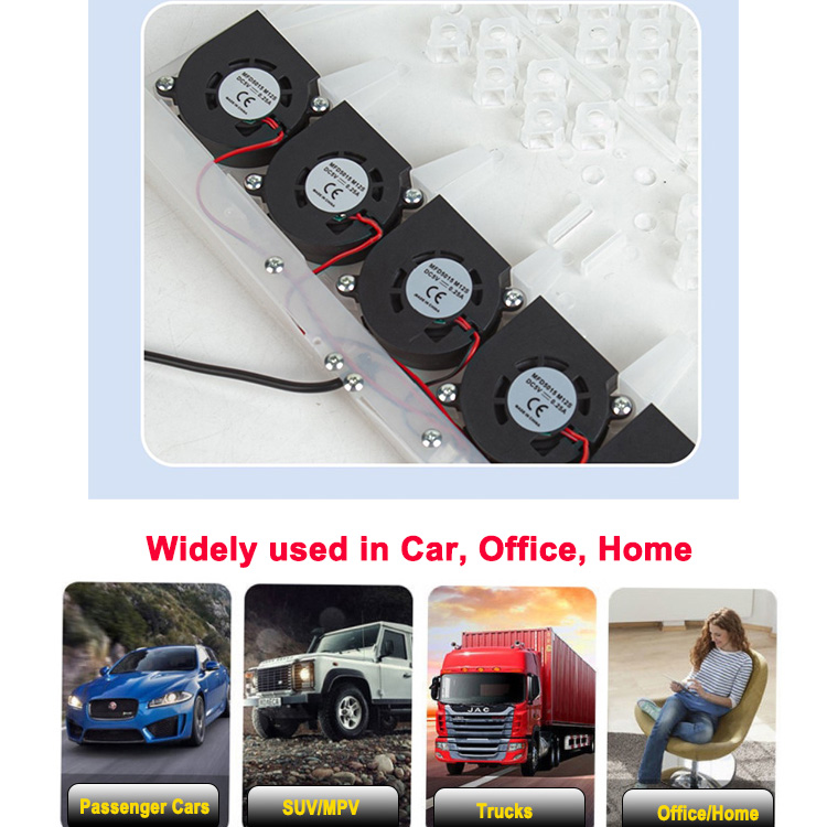 Summer Electric Auto Office Home Truck USB Charge Cooling Fan Car Ventilated Seat Cushion