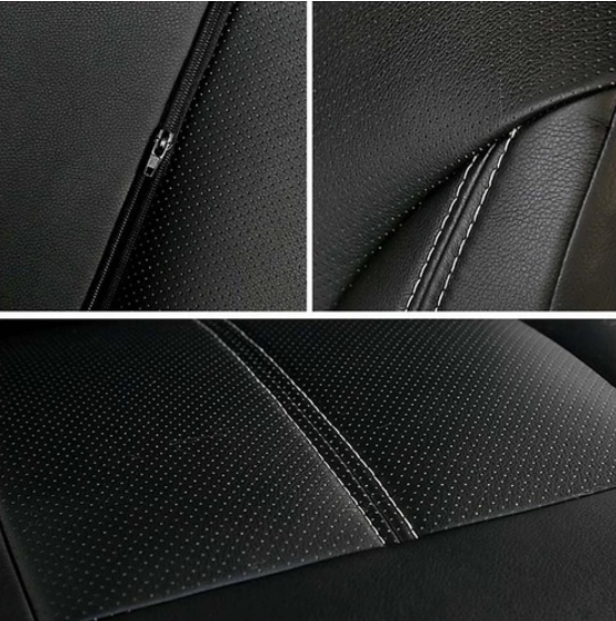 Car Seat Cover Protector PU Leather Front Rear Seat Back Cushion Pad Mat Backrest for Auto for Toyota