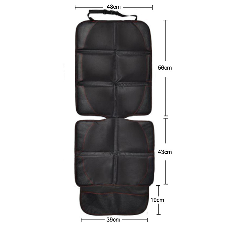 New Arrival Luxury Child Car Seat Protective Cushion, Child Safety Seat Anti-slip Mat with Toy Storage Bag for Children Safety