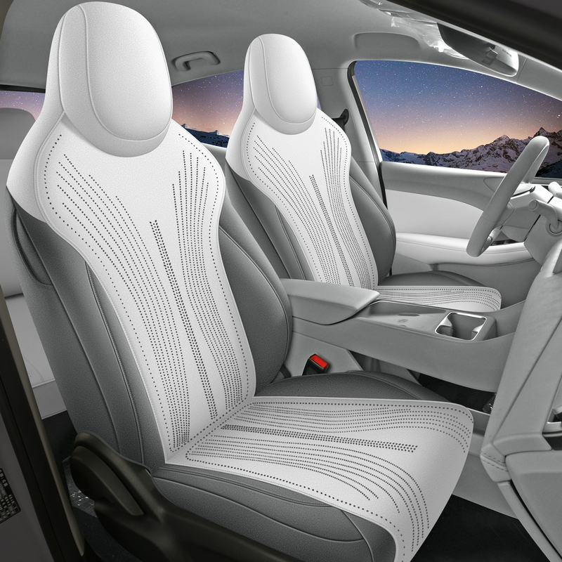 Custom Fit Suede Car Seat Cover for MG4 Full Set All-Season Vehicle-Specific Protective Car Decoration Accessories