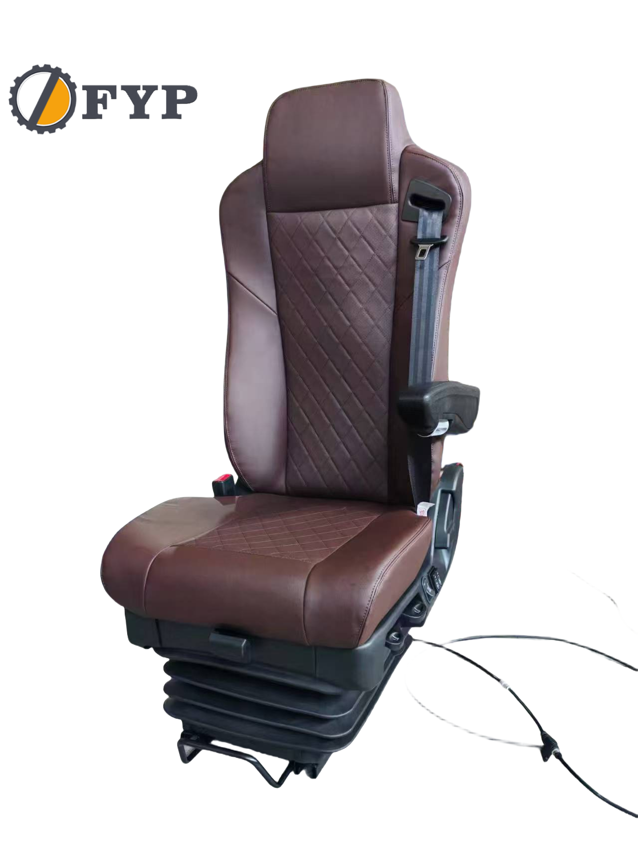 High Quality Leather Airbag Aero Truck China Factory Supplier Pneumatic Suspension Seat Truck Modified Driver Seat