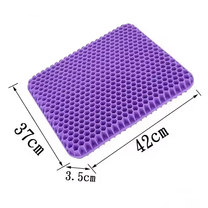 Customizable Orthopedic Office Chair Support TPE Butt Cushion Relieve Stress Cooling Gel Coccyx Pain Car Seat Cushion