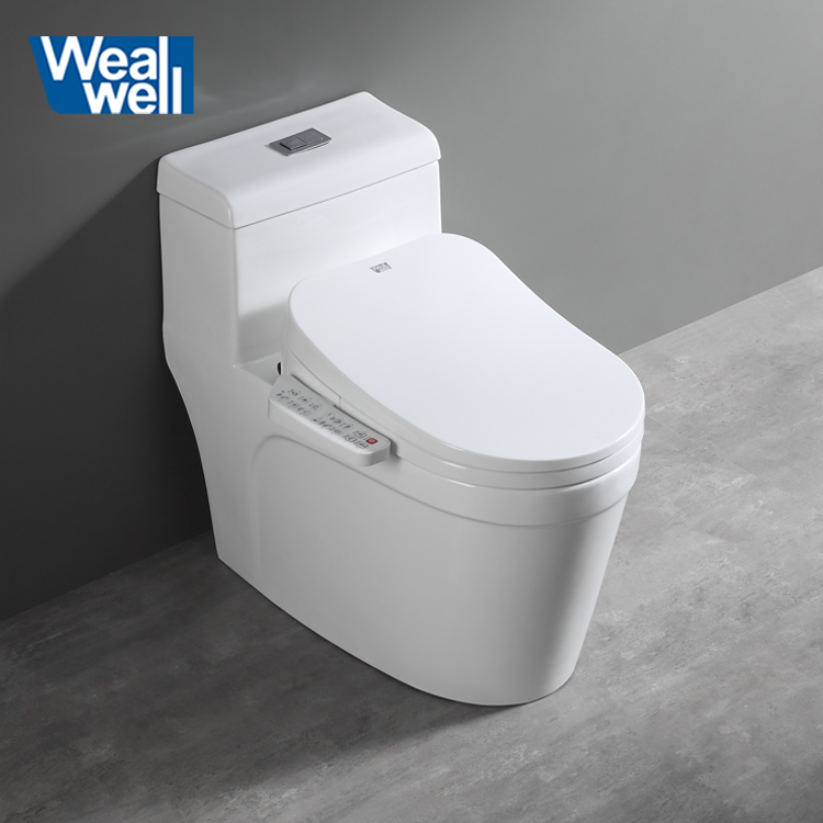 Side Panel Smart Toilet Seat Self Clean Intelligent Heating Bidet With Automatic Deodorization One Button Quick Install