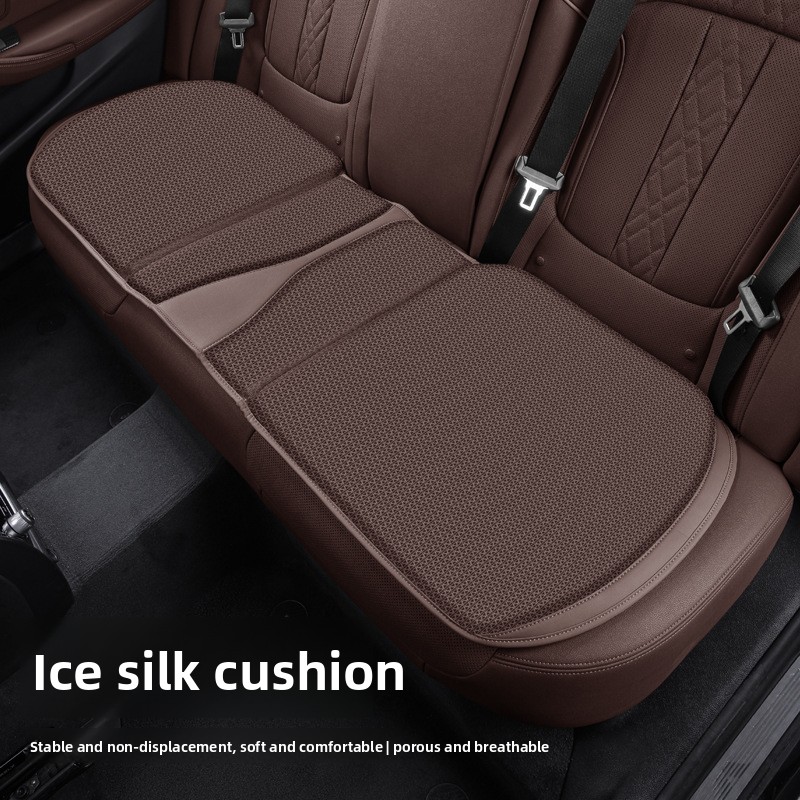 Car Seat Cushion Mesh Four Seasons Universal Summer Breathable Non-Slip Honeycomb Ventilation Synthetic Fiber Filling