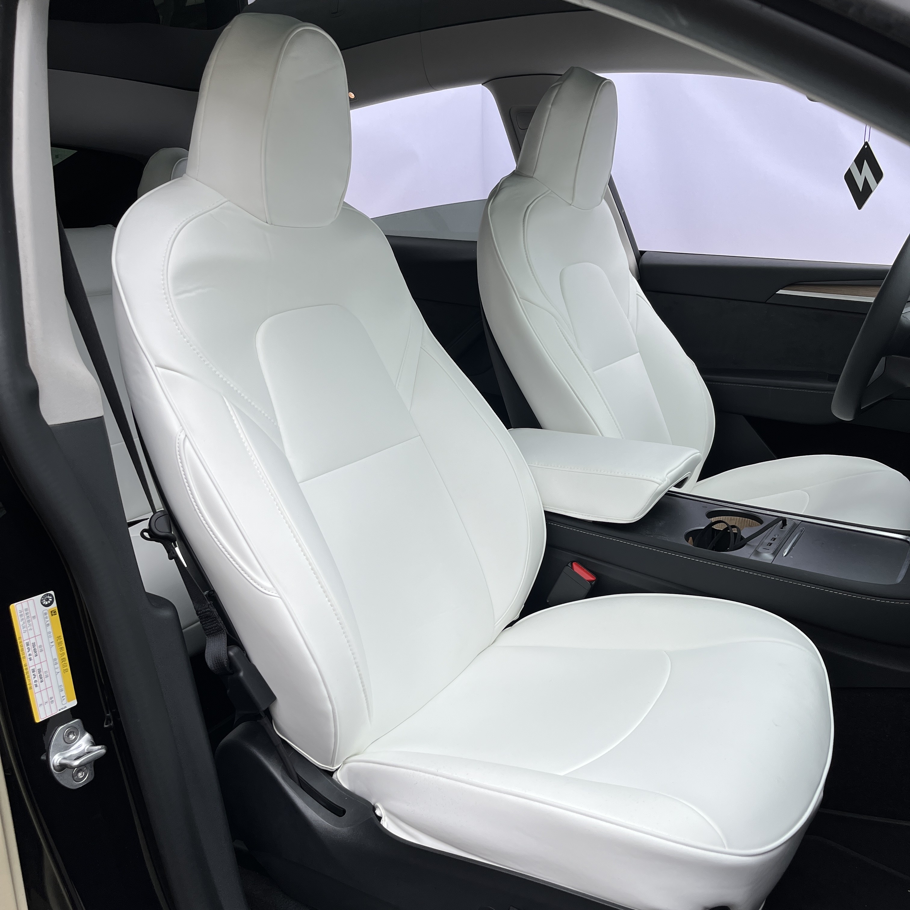 Factory Custom Leather Full Set Car Seat Covers Waterproof Cover Protector for Tesla Model 3 for Tesla Model Y