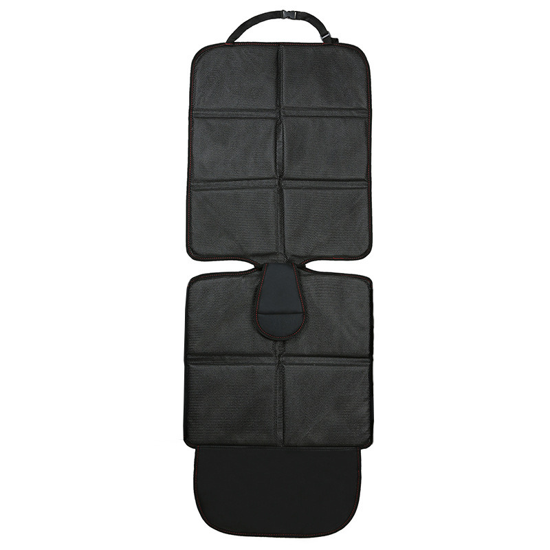 Seat Protector Single Seat Cover Car Seat Protector With Non-slip Backing Mesh Pockets