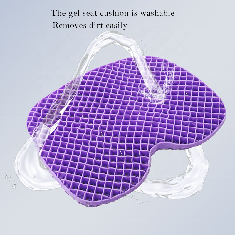 New Gel Seat Cushion With Enhanced Support Extra Large Office Chair Cushion For Sciatica Tailbone Pain Relief TPE Cushion