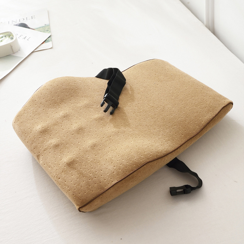 Car Four-Season Memory Foam Lumbar Support Pillow Seat Backrest Cushion with Memory Foam Lumbar Cushion Pillow