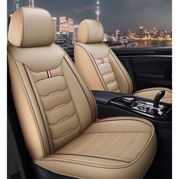 Seat Protector Waterproof Classic Car Seat Covers Universal Set Black and Red