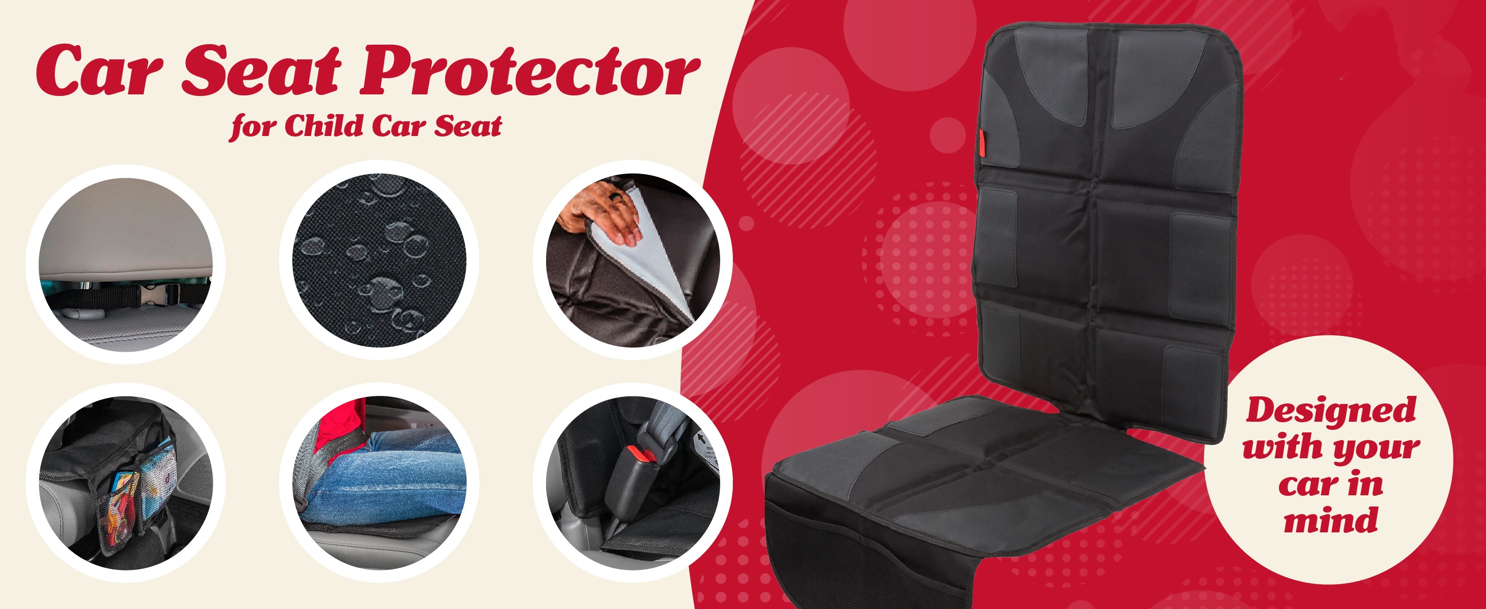 Car Seat Cover Texture Detail