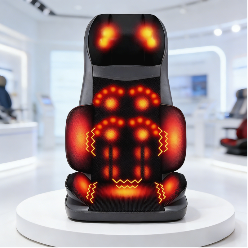 2026 Home Car Chair Cushion Kneading Vibration Massage Seat Cushion Shiatsu Neck and Back Massager Body Massage Back Pain Relief
