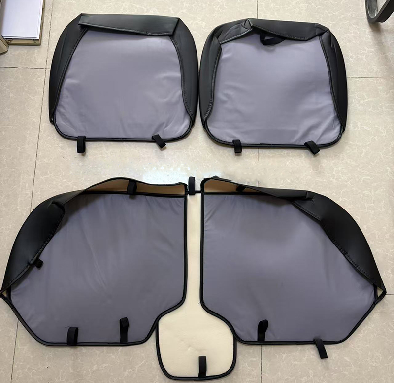 1 Pcs Perforated Leather Car Seat Cover For 5 Seat Front Rear Autom Universal Seats Protector Cushion All-Season Breathable