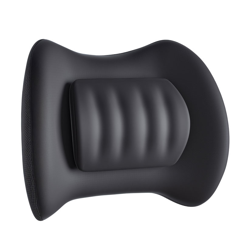 Orthopedic Lumbar Support Cushion Memory Foam Waist Reading Pillow Seat Back Cushion for Car Chair Home Office