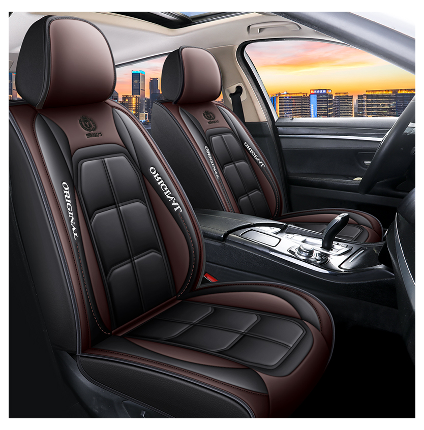 Factory Directly Sales Car Seat Cover Customized Luxury PVC Leather Seat Cover Car