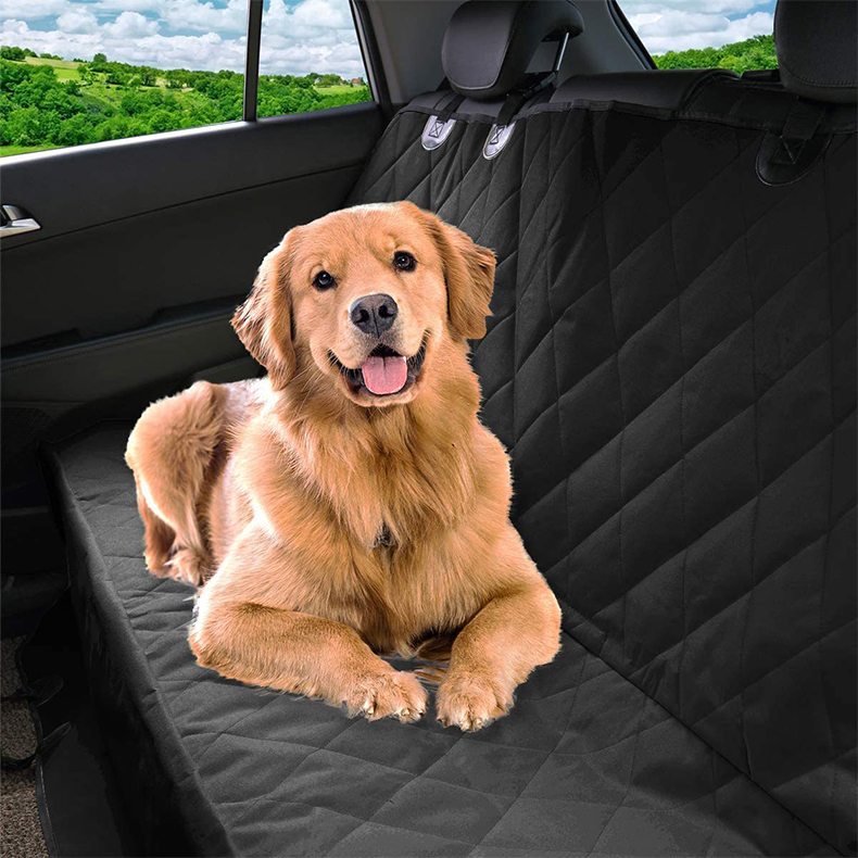 Universal Polyester Dog Car Seat Cover Rear for Sedan/Truck/Off-Road Vehicles All-Season Optimal Comfort Safety URANGE