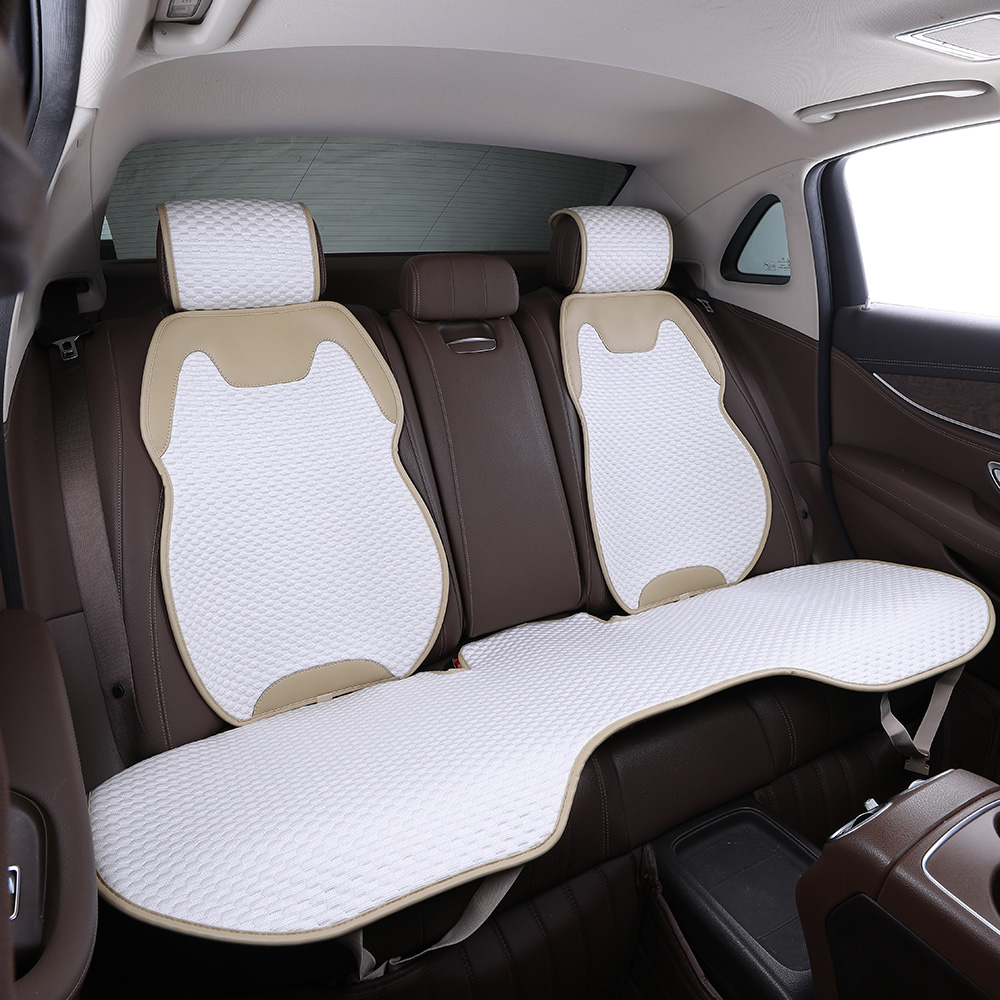 Breathable Cooling Car Seat Cushion Seat Covers for 5 Seat Cars Ice Silk for Summer