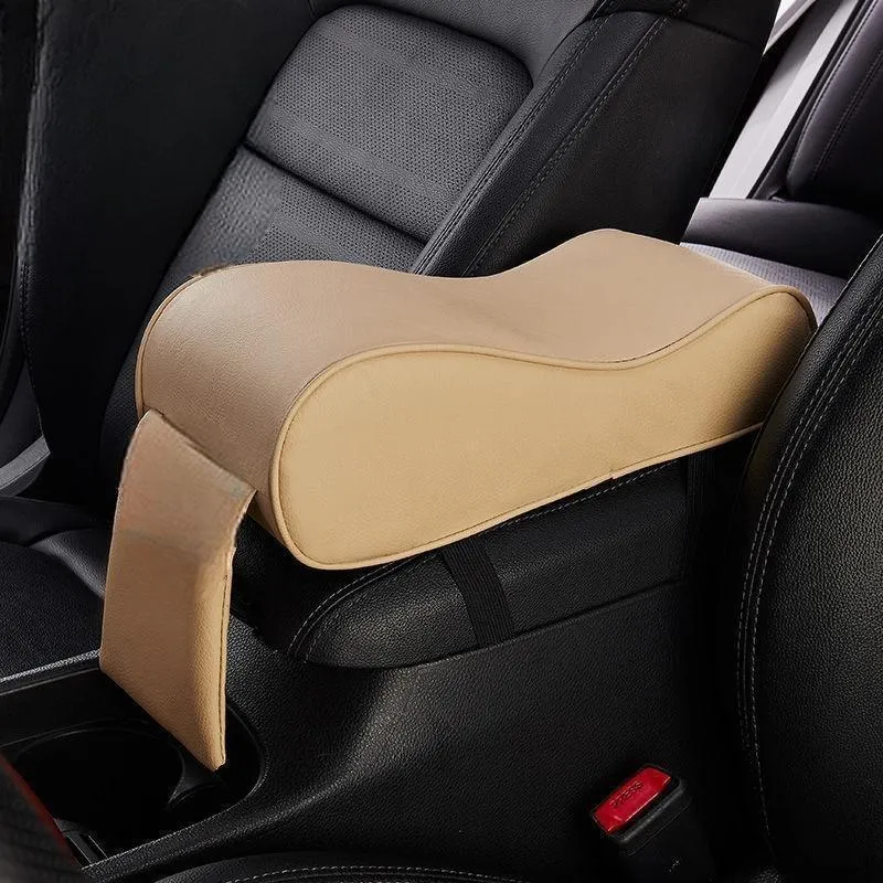 Car Center Console Cover Sophisticated Microfiber Leather Car Armrest Cover Cushion