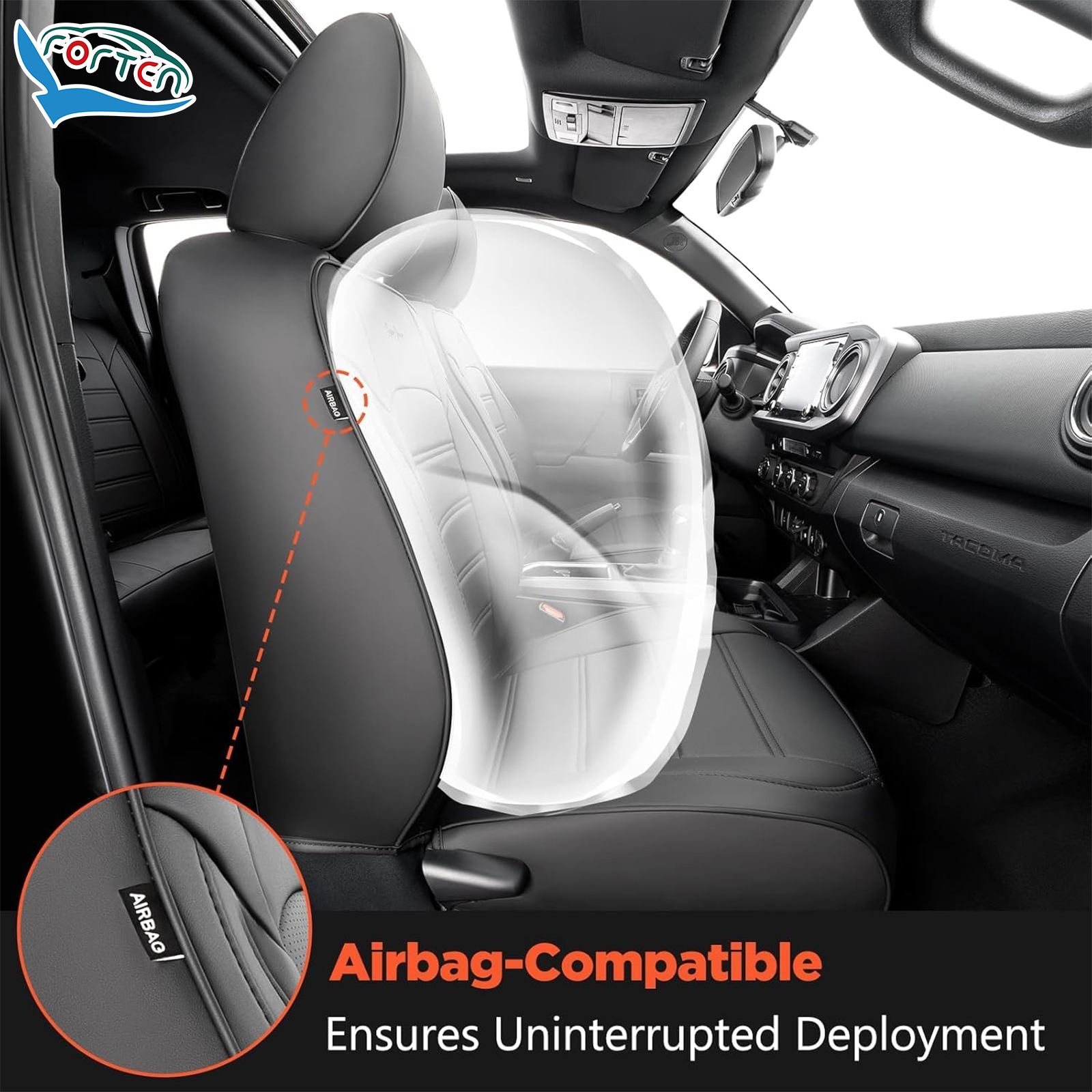 Car Seat Protector Van Seat Cover Toyota Car Seat Covers Waterproof for 2024-2026 4th Gen Tacoma SR5 Limited Truck Sear Covers