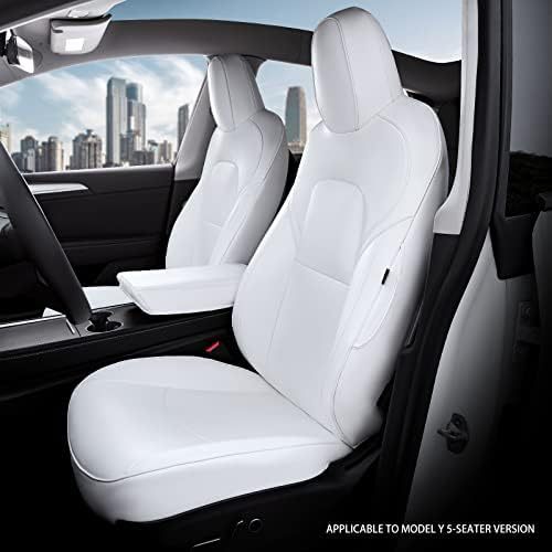 Model Y Nappa Leather All Weather Car Seat Protection Waterproof All Colors Car Seat Cover for Tesl Model Y