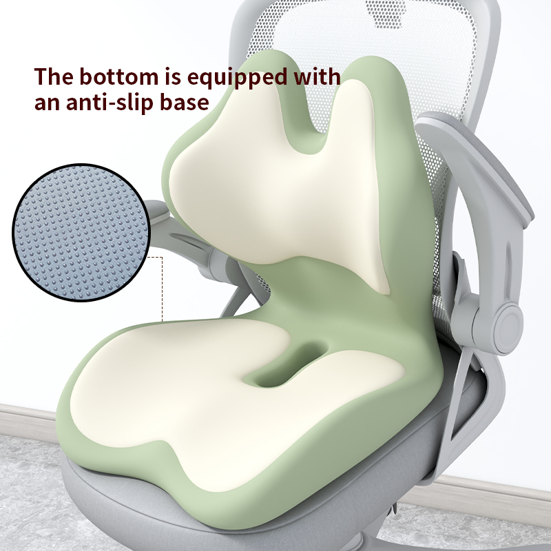 Customizable Orthopedic Office Chair Butt Cushion Lumbar Support Pillow Set Memory Foam Coccyx Pain Car Seat Cushion Sewing