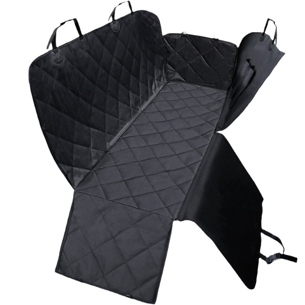 Customizable Luxury Solid Pattern Dog Car Seat Cover Popular Waterproof Oxford Material Rear Seat Pet Backseat Cover All Seasons