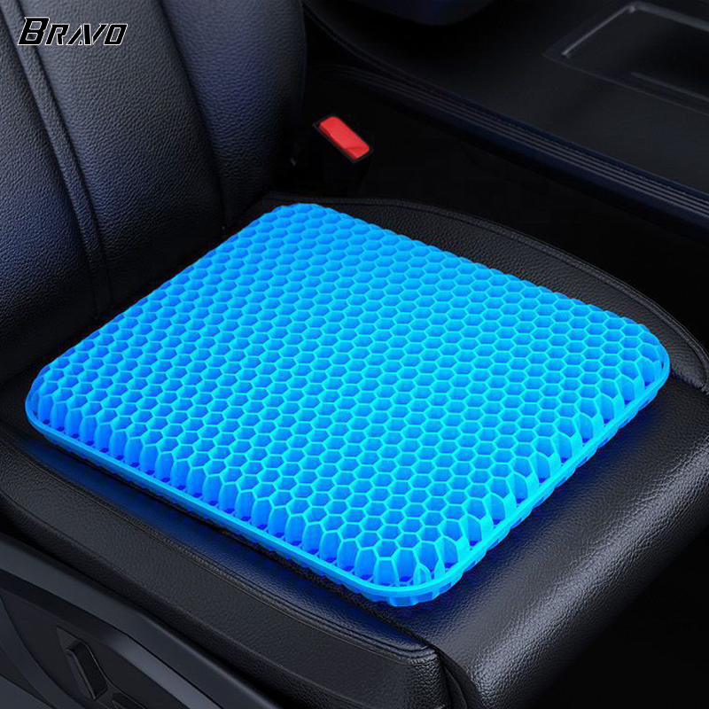 OEM ODM Honeycomb Gel Seat Cushion Car Office Cooling Breathable Office Chair TPE Seat Cushion