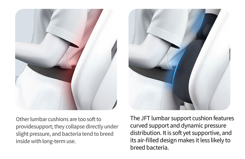 Inflatable Lumbar Support Pillow