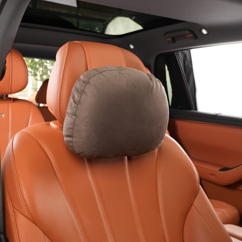 Maybach S Class Luxury Fur Ventilation Neck Pillow Soft Car Headrest Seat Waist Cushion Backrest Chevrolet Lexus Civic Sports