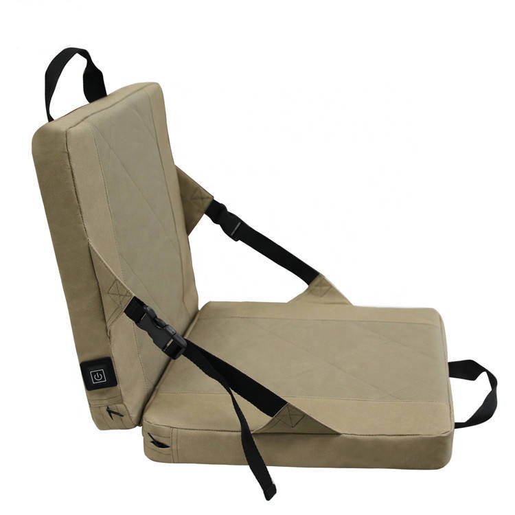 Stadium Camping Fishing Car Seat Cushion Heating USB Foldable Portable Rechargeable Heating Electric Heated Seat Cushion
