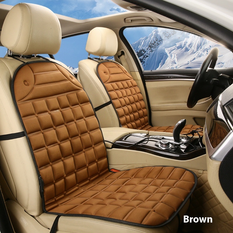 Universal 12V Car Electric Heating Seat Cushion Winter Car Heating Cushion Electric Square Seat Pillow for Cars
