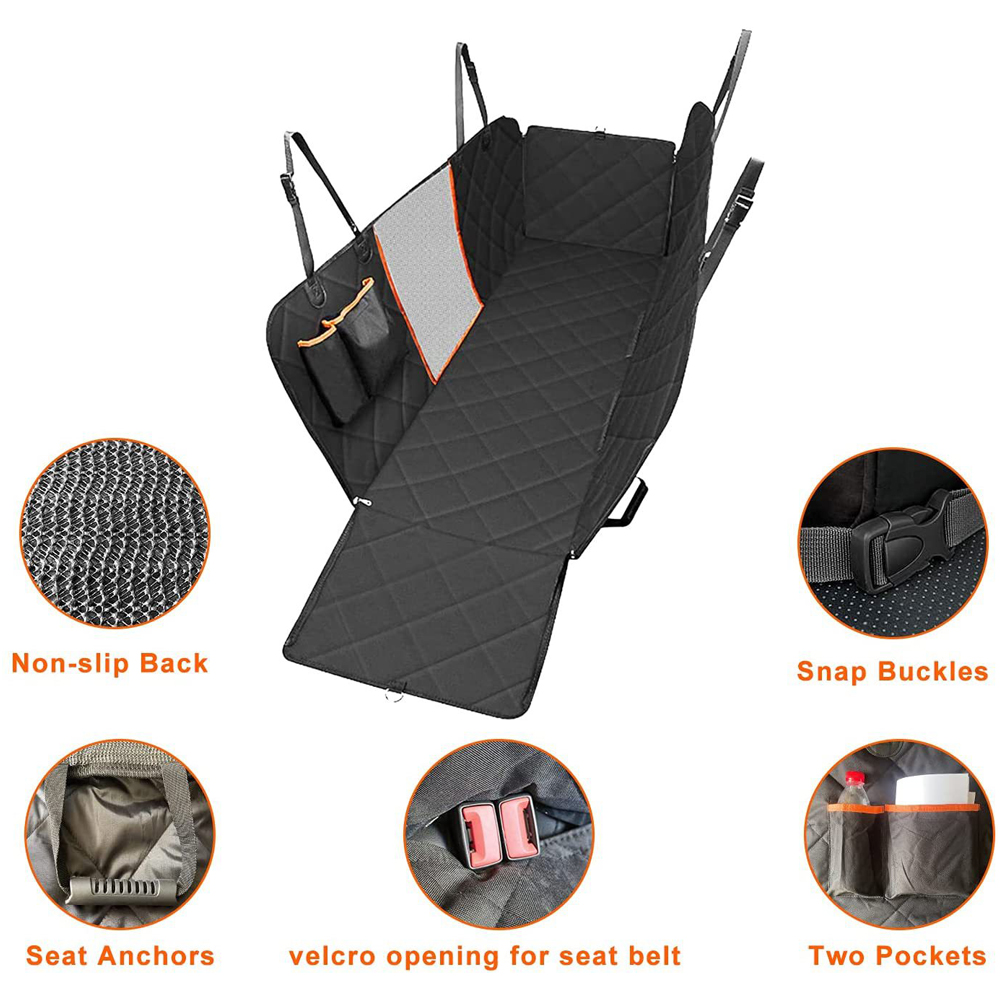 Waterproof Dog Hammock Scratch Resistant View Window Car Seat Cushion Full Set Feat All Cars Protector Pet Mat Car Seat Covers