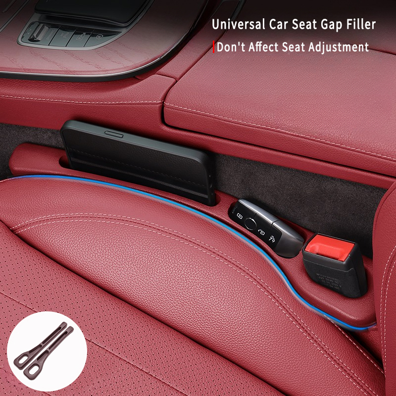 Storage Box Practical PU Anti Drop Stuff Auto Console Side Gap Filler Plug Strip Car Seat Side Organizer Car Seat Gap Filler