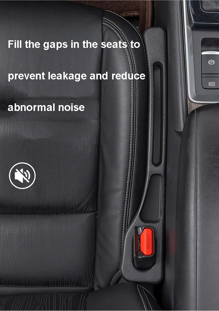 Universal Portable Drop Stop Car Console Seat Side Gap Filler Plug Organizer Strip