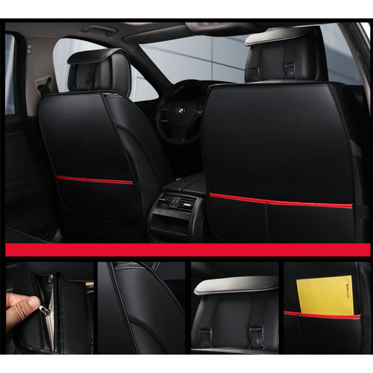High Quality Waterproof Universal Custom Car Seat Covers Four Seasons Leather Seat Cover Car Full Set