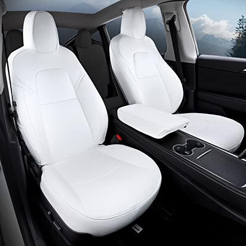 Model Y Nappa Leather All Weather Car Seat Protection Waterproof All Colors Car Seat Cover for Tesl Model Y