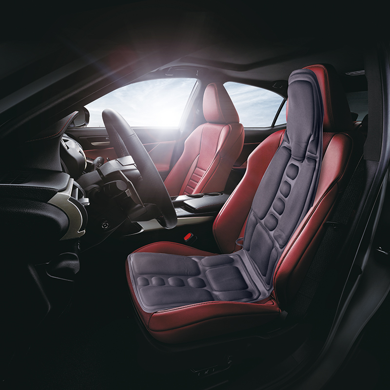 OEM Multi-Function Massage Seat Cushion Shiatsu Vibrating Back/Neck/Hip Massager Chair Pad for Car/Home/Office,Factory Wholesale
